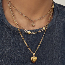 Load image into Gallery viewer, ARMS OF EVE - ROSE HEART NECKLACE GOLD