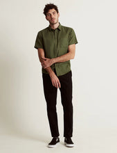Load image into Gallery viewer, MR SIMPLE - S/S SHIRT LINEN - FATIGUE