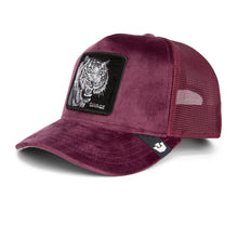 Load image into Gallery viewer, GOORIN BROS - VELOUR TIGER TRUCKER CAP in Desire