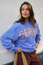 Load image into Gallery viewer, CERES LIFE - ISLA OVERSIZED SLOUCHY CREW / VINTAGE BLUE