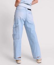 Load image into Gallery viewer, ONETEASPOON - CYBER BLUE NEW FICTIONS LOW WASIT UTILITY JEANS