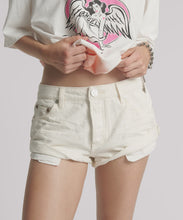 Load image into Gallery viewer, ONETEASPOON - BANDITS LOW WAIST DENIM SHORT /milk white