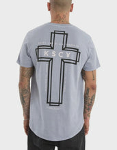 Load image into Gallery viewer, KISS CHACEY - SANCTUS DUAL CURVED TEE / pigment lavender
