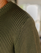 Load image into Gallery viewer, MR SIMPLE - FISHER CHUNKY ORGANIC KNIT / fatigue