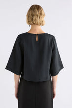 Load image into Gallery viewer, ELK - LLINEN TOP / black