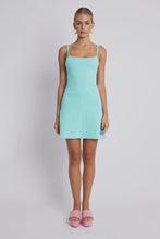 Load image into Gallery viewer, SUMMI SUMMI - A-LINE MINI DRESS Aqua