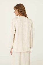 Load image into Gallery viewer, ROWIE - ATTA JACQUARD TANG SHIRT - IVORY FLORAL