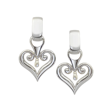 Load image into Gallery viewer, MOUNTAIN & MOON BELLA EARRINGS SILVER