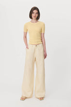 Load image into Gallery viewer, ROWIE - RIB KNIT TEE - BUTTER