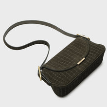 Load image into Gallery viewer, SANCIA - THE PAMELA BAG - olive croc