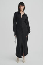 Load image into Gallery viewer, SUBOO - HALLEY MAXI SHIRT DRESS - BLACK