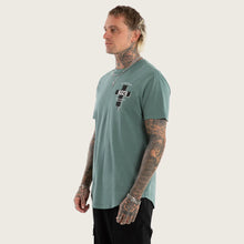 Load image into Gallery viewer, KISS CHACEY - PROMISE DUAL CURVED TEE / pigmet goblin blue