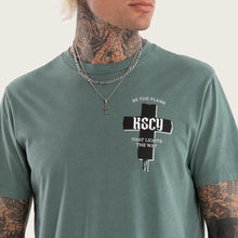 Load image into Gallery viewer, KISS CHACEY - PROMISE DUAL CURVED TEE / pigmet goblin blue
