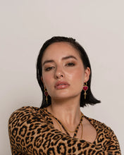 Load image into Gallery viewer, MOUNTAIN & MOON JULIET EARRINGS - RUBY