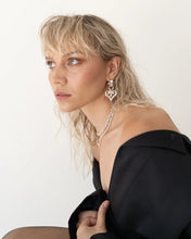 Load image into Gallery viewer, MOUNTAIN & MOON BELLA EARRINGS SILVER