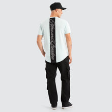 Load image into Gallery viewer, NXP - JUNCTURE DUAL CURVED TEE / pastel blue
