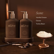 Load image into Gallery viewer, ALIVE - TRANSFORMATIVE BATHROOM DUO "XMAS" EDITON 26 vanilla cream & tonka bean