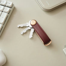 Load image into Gallery viewer, ORBITKEY - KEY ORGANISER LEATHER - WINE