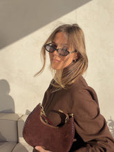 Load image into Gallery viewer, SANCIA - THE ZATKA BAG / espresso suede