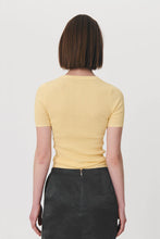 Load image into Gallery viewer, ROWIE - RIB KNIT TEE - BUTTER