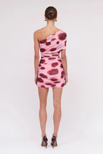 Load image into Gallery viewer, SUBOO - LUCA MESH OFF SHOULDER MINI - PINK RED