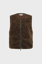 Load image into Gallery viewer, ROWIE - SOLENE PLUSH VEST / LEOPARD