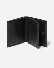 Load image into Gallery viewer, STITCH & HIDE - HUDSON WALLET - BLACK