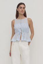 Load image into Gallery viewer, ASSEMBLY - SUZIE TOP / Powder Blue