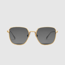 Load image into Gallery viewer, VALLEY - DOTAN BRUSHED GOLD TITANIUM / BLACK LENS