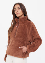 Load image into Gallery viewer, THE UPSIDE - HARLOW FLEECE PULLOVER / walnut