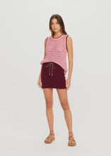 Load image into Gallery viewer, THE UPSIDE - ZELMA KNIT MINI SKIRT / bordeaux