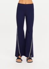 Load image into Gallery viewer, THE UPSIDE - JOYELA PANELLED FLARE PANT / navy