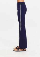 Load image into Gallery viewer, THE UPSIDE - JOYELA PANELLED FLARE PANT / navy