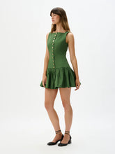 Load image into Gallery viewer, ROAME - BASIL MINI DRESS / OLIVIE