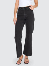 Load image into Gallery viewer, THRILLS - HOLLY HIGH RISE STRETCH WIDE JEAN / aged black
