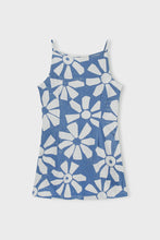 Load image into Gallery viewer, ZULU & ZEPHYR - GEO FLOWER COTTON MINI DRESS