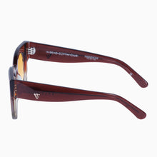 Load image into Gallery viewer, VALLEY - ADCC - A DEAD COFFIN CLUB - BURNT ORANGE FADE TO CRYSTAL w GOLD METAL /ORANGE GRADIENT LENS