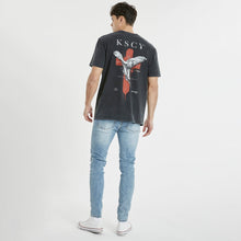 Load image into Gallery viewer, KISS CHACEY - ARCHANGEL RELAXED TEE - MINERAL BLACK
