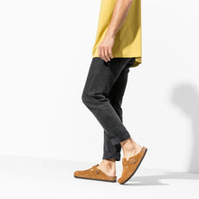 Load image into Gallery viewer, BIRKENSTOCK - BOSTON SFB MINK SUEDE LEATHER NARROW