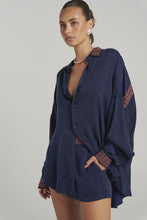 Load image into Gallery viewer, SUMMI SUMMI - SIG L/S SHIRT navy