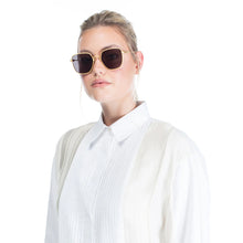 Load image into Gallery viewer, VALLEY - DOTAN BRUSHED GOLD TITANIUM / BLACK LENS