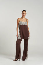 Load image into Gallery viewer, SUMMI SUMMI - FLORENCE SHIFT TOP / espresso