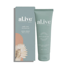 Load image into Gallery viewer, AL.IVE - HAND CREAM kaffir lime & green tea 80ml