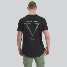 Load image into Gallery viewer, NENA & PASADENA - LEVEL TEE in Jett Black