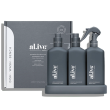 Load image into Gallery viewer, ALIVE - KITCHEN TRIO (MIDNIGHT BLUE) - LEMON & POMEGRANTE