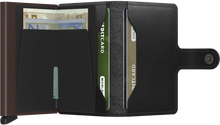Load image into Gallery viewer, SECRID MINI WALLET - ORIGINAL BLACK/BROWN