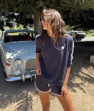 Load image into Gallery viewer, SOPHIE MORAN - ARM STRIPE SWEAT - NAVY