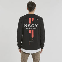 Load image into Gallery viewer, KISS CHACEY - OAKWOOD LAYERED SWEATER - JET BLACK