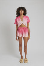 Load image into Gallery viewer, SUMMI SUMMI - CROPPED LINEN TWIST SHIRT - PINK FADE
