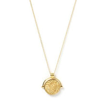Load image into Gallery viewer, SCORPIO ZODIAC GOLD SPINNER NECKLACE
